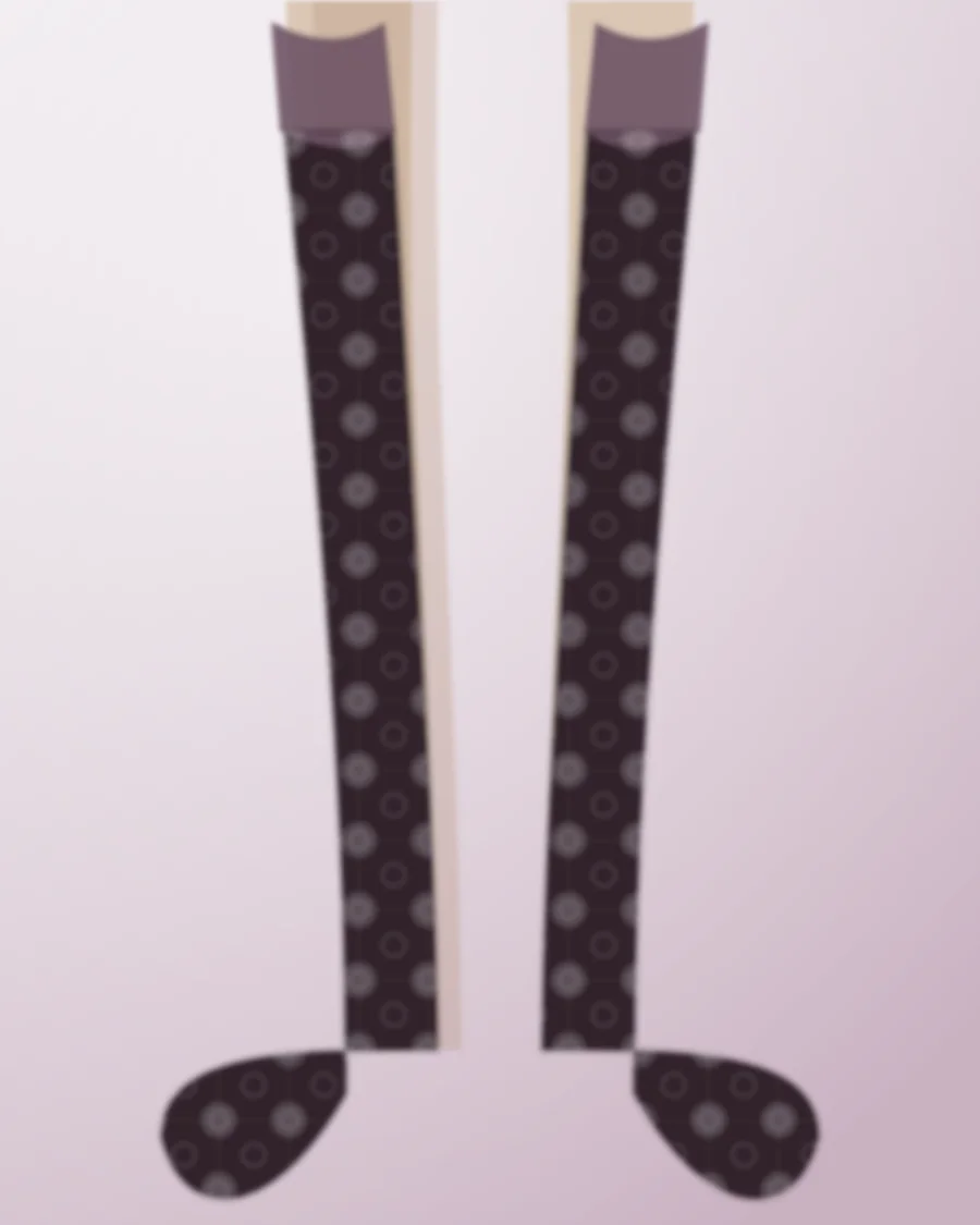 Black knee-high socks, worn a week — Socks from Ada